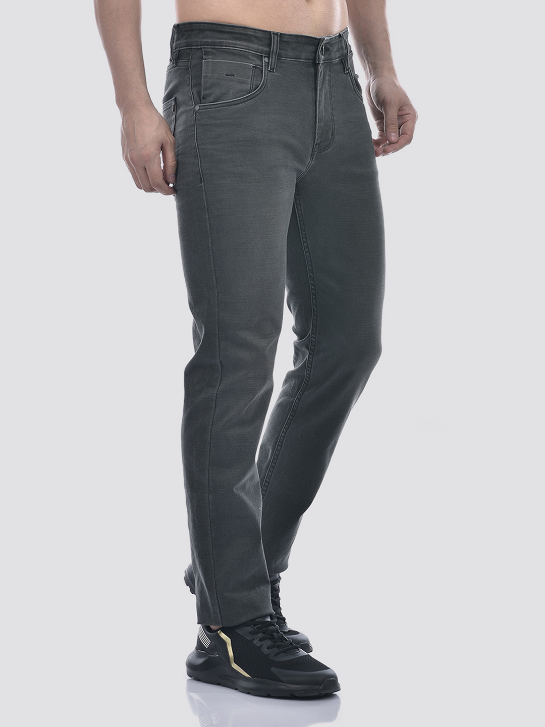 Numero Uno Men Forest Night Slim Fit Mid Rise Sustainable Jeans